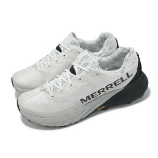 【MERRELL】越野跑鞋 Agility Peak 5 男鞋 白 灰 黑 緩衝 抓地 戶外 運動鞋(ML068333)