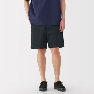 【MUJI 無印良品】男彈性綾織短褲(共4色)