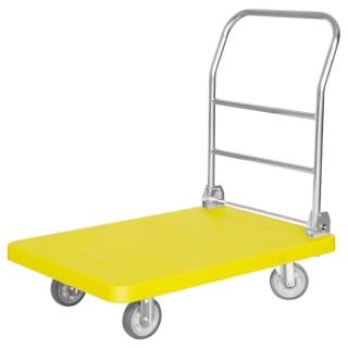 【TRENY】荷重500KG 塑鋼手推車 5吋PPR橡膠輪