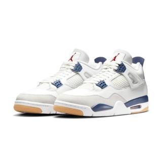 【NIKE 耐吉】Nike Jordan 4 Retro SB Navy 海軍藍 聯名款 滑板鞋 休閒鞋 男鞋 DR5415-100
