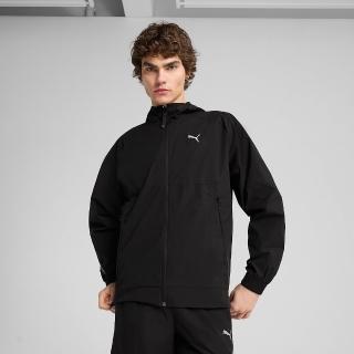 【PUMA】外套 男 運動連帽外套 風衣外套 歐規 TECH 黑 62967501