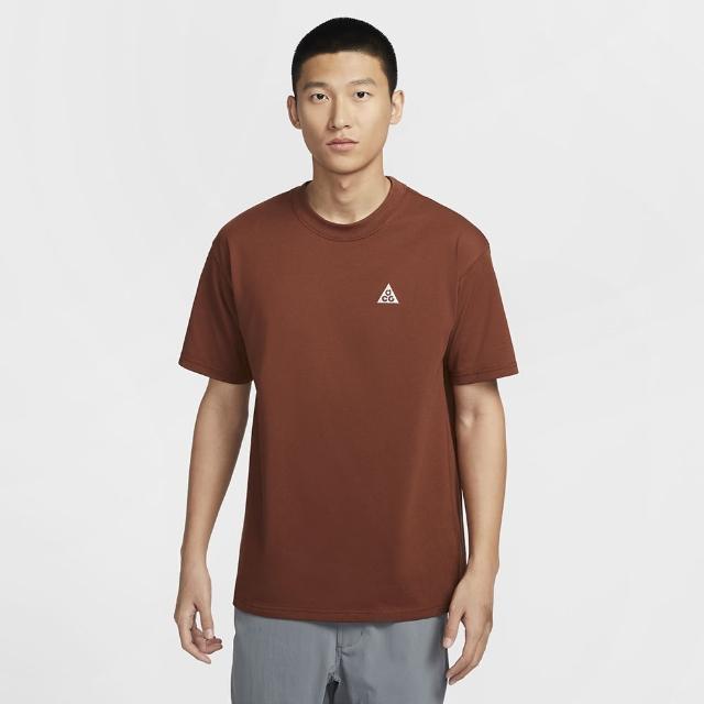 【NIKE 耐吉】短袖上衣 男 排汗 寬鬆版型 AS M ACG DF TEE M90 LBR+HBR TR 紅棕 HJ0799-245