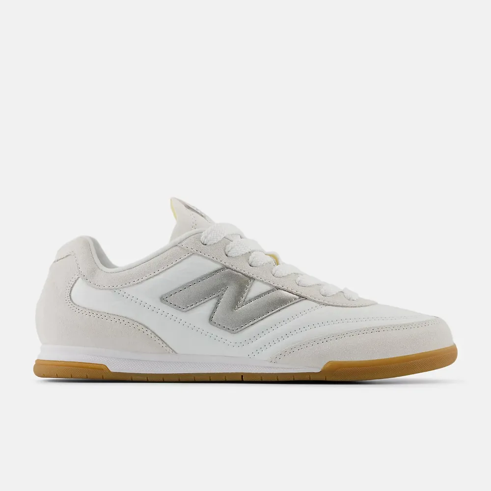 【NEW BALANCE】NB 休閒鞋 男鞋 女鞋 運動鞋 麂皮 白灰 URC42WSD-D楦(4636)