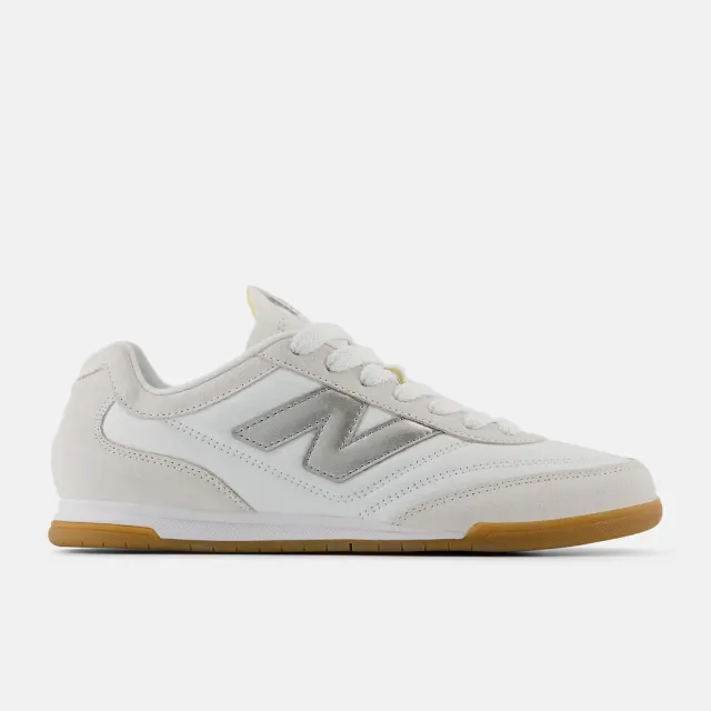 【NEW BALANCE】NB 休閒鞋 男鞋 女鞋 運動鞋 麂皮 白灰 URC42WSD-D楦(4636)
