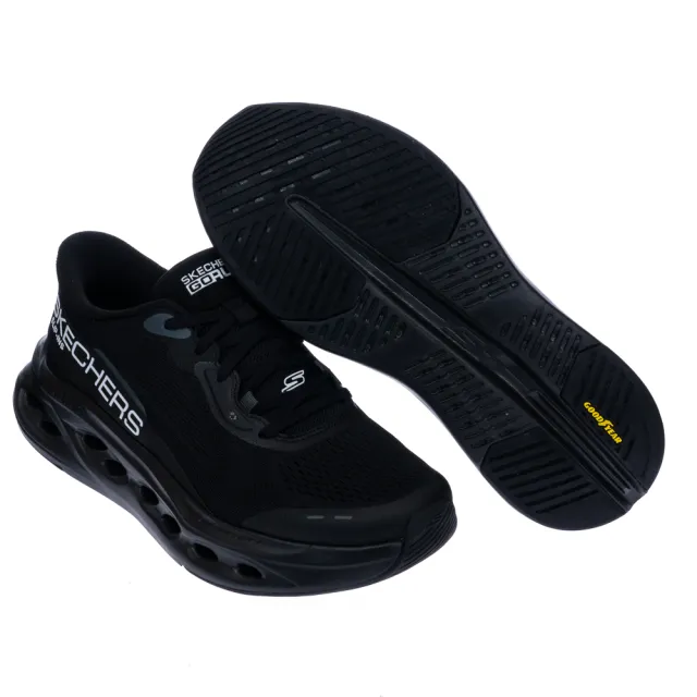 【SKECHERS】男鞋 慢跑系列 慢跑鞋 瞬穿舒適科技 GO RUN MAX CUSHIONING GLIDE-STEP(220421BBK)