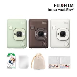 【FUJIFILM 富士】Instax Mini Liplay 拍立得相機(送10張底片束口袋相簿超值組)