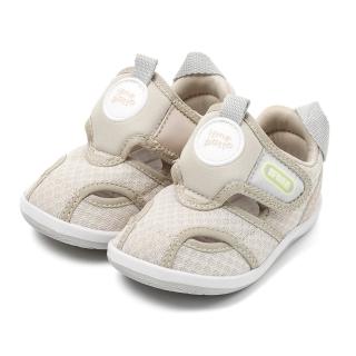 【IFME】童鞋 寶寶段 排水系列 機能童鞋 寶寶涼鞋 幼童涼鞋 涼鞋 米色(IF20-530401)