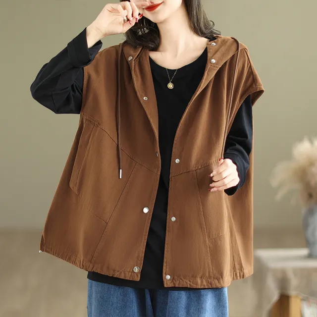 【ACheter】日系復古藍色馬甲休閒百搭牛仔背心短版外套#124332(5款任選)