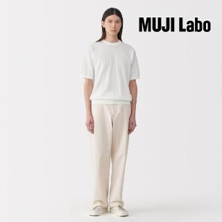 【MUJI 無印良品】MUJI Labo男棉高密織針織短袖套衫(共4色)