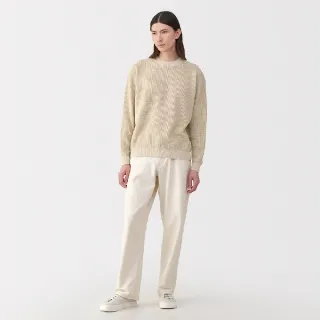 【MUJI 無印良品】MUJI Labo男和紙混針織長袖套衫(共3色)