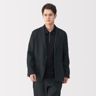 【MUJI 無印良品】男亞麻水洗外套(共3色)