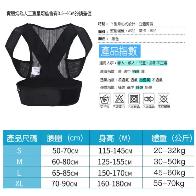 【XA】日常型背部挺立帶PMZ05(防駝背/矯形/矯姿/美姿/隱形/男女老少通用)
