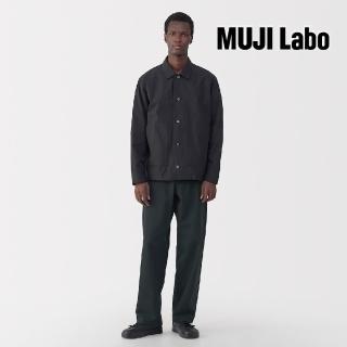 【MUJI 無印良品】MUJI Labo男和紙混粗織斜紋5口袋寬版褲(共2色)