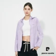 【pierre cardin 皮爾卡登】網路獨家 男女款 冰絲涼感印花抗UV機能連帽外套(可拆帽/多色 任選)