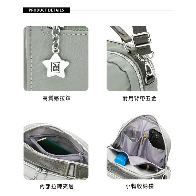 【Kinloch Anderson 金安德森】城市酷玩 輕巧3way隨身包(灰綠)