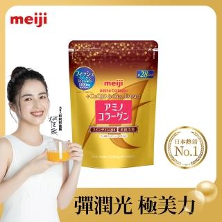 【Meiji 明治】明治膠原蛋白粉璀璨金版28日份袋裝196g(膠原蛋白)