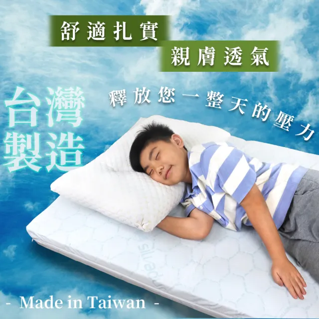 【BEARBED 熊棉】銀離子抗菌床墊 增厚版 單人加大3.5尺(\原“LOHAS樂活家居”/折疊床/好收納/抗菌)