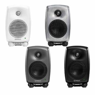 【GENELEC】8020D 4吋主動式監聽喇叭 一對 深灰色/白色/金屬色(公司貨保證)