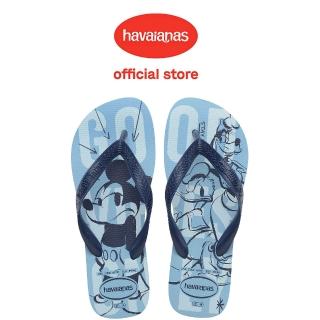 【havaianas 哈瓦仕】拖鞋 男鞋 女鞋 迪士尼 米奇 高飛 唐老鴨 Top Disney 藍 4139412-1056U(哈瓦士)