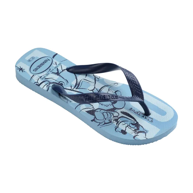 【havaianas 哈瓦仕】拖鞋 男鞋 女鞋 迪士尼 米奇 高飛 唐老鴨 Top Disney 藍 4139412-1056U(哈瓦士)