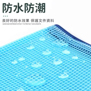 【同闆購物】防水資料袋 A6-十入組(防水資料夾/資料夾/文件夾/拉鍊袋/網格收納袋/防水夾鏈袋/資料袋)