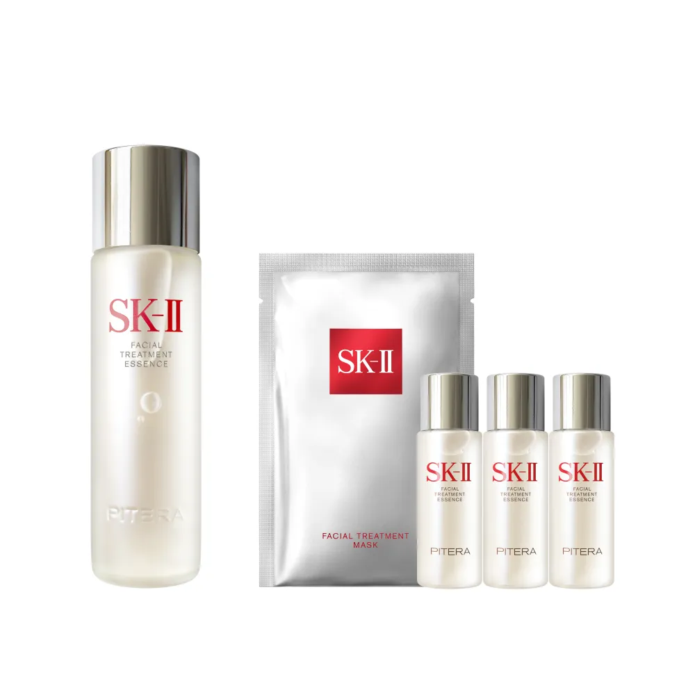 【SK-II官方直營】青春寵愛禮盒組(青春露230ml/抗衰保濕精華液優惠套組/臉部保養)
