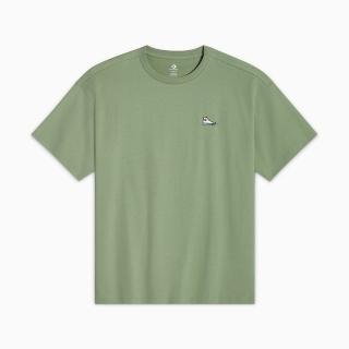 【CONVERSE】SNEAKER PATCH TEE 短袖上衣 男上衣 女上衣 綠色(10027239-A10)