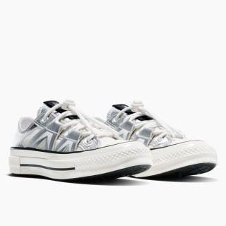 【CONVERSE】CHUCK 70 1970 OX 低筒 休閒鞋 男鞋 女鞋 銀白(A15188C)