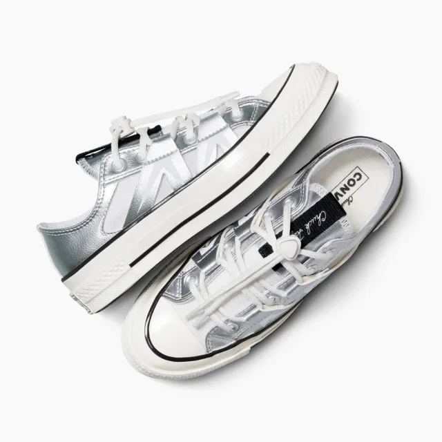 【CONVERSE】CHUCK 70 1970 OX 低筒 休閒鞋 男鞋 女鞋 銀白(A15188C)