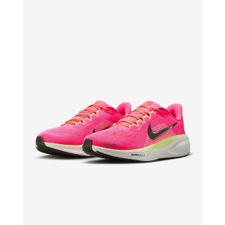 【NIKE 耐吉】運動鞋 慢跑鞋 女鞋 W NIKE PEGASUS 41 CM 桃紅色 黃 緩震(HV5158600)