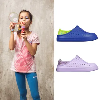 【DIADORA】童鞋 中童 洞洞鞋 拖鞋 休閒鞋 輕量 透氣 防水鞋(DA11260/DA11261)