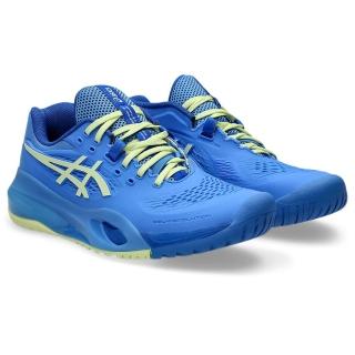 【asics 亞瑟士】網球鞋 女鞋 運動鞋 緩震 GEL-RESOLUTION X 藍 1042A279-400