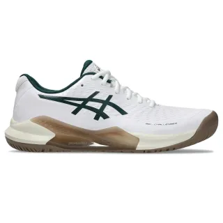 【asics 亞瑟士】GEL-CHALLENGER 14 男款 緩震 網球鞋 白綠咖(1041A405-104)