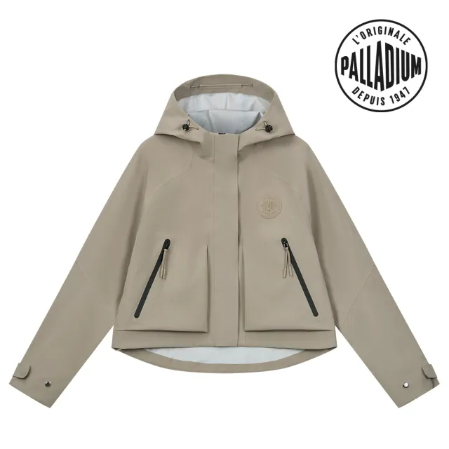 【Palladium】短版防風梭織外套-女裝-兩色任選