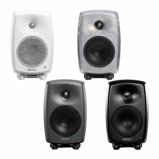 【GENELEC】8030C 5吋 主動式監聽喇叭 一對 深灰色/白色/金屬色(公司貨保證)