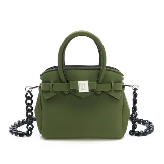 【SAVE MY BAG】MISS MIGNON 拉鏈斜背包 附鏈帶 T118N(OLIVE L93 綠色)