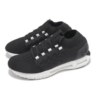 【UNDER ARMOUR】慢跑鞋 Phantom 1 Reissue 男鞋 黑 白 針織 緩衝 支撐 運動鞋 UA(3027566001)