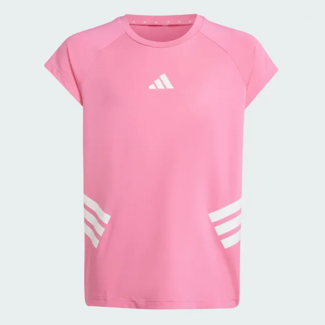 【adidas 愛迪達】短袖上衣 T恤 童裝 JJ0994
