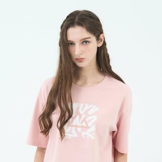 【GIORDANO 佐丹奴】女裝SORONA印花上衣 G-Motion Anti-UV系列(37 桃皮粉紅)