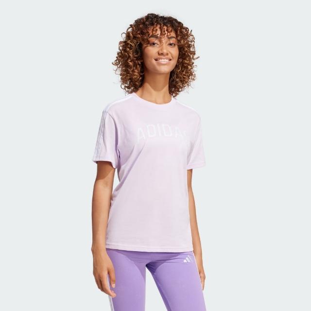 【adidas 愛迪達】LOUNGE SOFT-SIDE 短袖上衣 T恤 女 JM0360