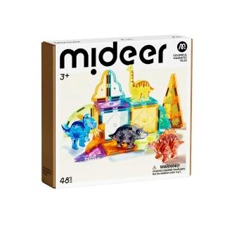 MiDeer 多彩透光磁力片-侏儸紀冒險（48pcs）