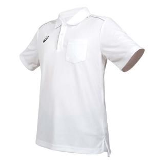【asics 亞瑟士】男短袖POLO衫-臺灣製 吸濕排汗 運動 上衣 休閒(2033B516-100)