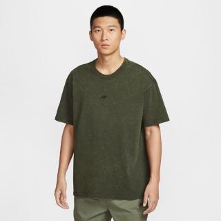 【NIKE 耐吉】短袖上衣 男 運動 AS M NSW TEE M90 SSNL PRE ESS 綠 HJ0553-355