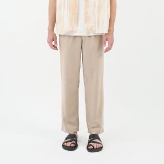 【GIORDANO 佐丹奴】男裝竹原涼感長褲 Natural Linen系列(07 陶器卡其)