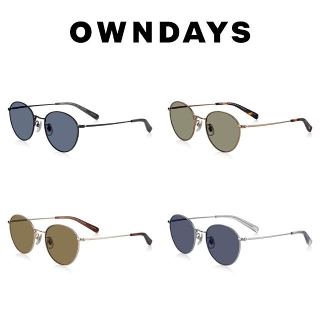 【OWNDAYS】百搭調光變色金屬太陽眼鏡(SUN1078G-5S)