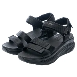 【SKECHERS】女鞋 休閒系列涼拖鞋 DLUX WALKER(119828BBK)