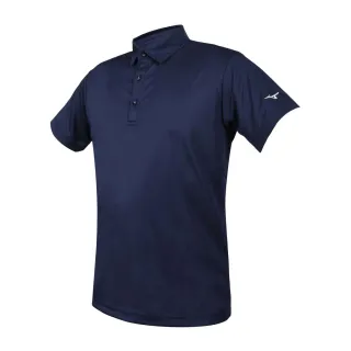 【MIZUNO 美津濃】男短袖POLO衫-吸濕排汗 抗UV 運動 上衣 休閒(32TAC10214)