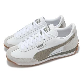 【PUMA】休閒鞋 Easy Rider Mix 男鞋 女鞋 白 綠 膠底 復古 麂皮 拼接 情侶鞋(399025-06)