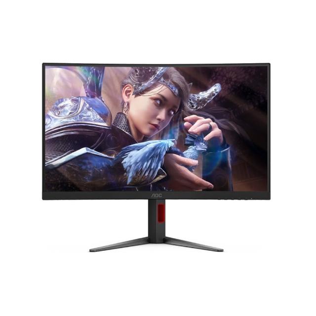AOC C27G4Z AOC C27G4Z 27吋曲面 VA 面板電競螢幕,採用 280Hz 超高更新頻率與 0.3ms 極速反應時間,完美適合電競遊戲玩家追求流暢畫面。Full HD 1920x1080 解析度、4000:1 高對比與 300 cd/m² 亮度,提供沉浸式曲面全景視覺體驗。支援 HDR、抗藍光、零閃屏與 Adaptive-Sync 技術,兼顧護眼健康與辦公追劇需求。廣視角 178°、NTSC 108% 廣色域,窄邊框設計輕巧 5.44kg,VESA 壁掛相容,三年保固,電競必買入門款!