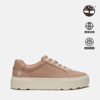 【Timberland官方旗艦】女款粉色低筒帆布休閒鞋(A41A8ER1)